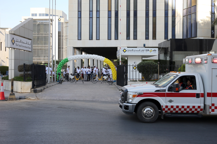 مسيرة الدراجات الهوائية في اليوم العالمي للسكري