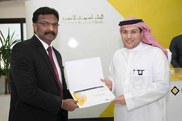 SAIB recognizes its outstanding employees in “Thank You” program