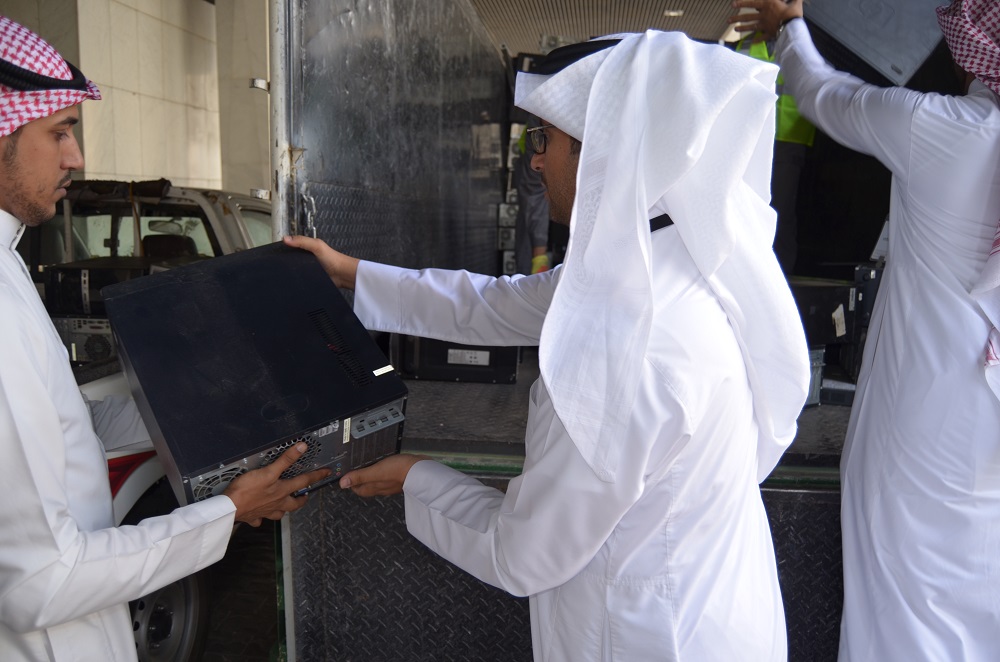 Delivering the First Batch of Electronic for the campaign “Sponsor an Orphan with your Electronic Device