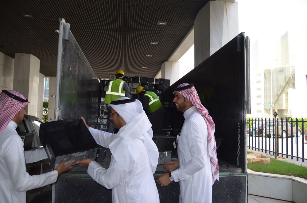 Delivering the First Batch of Electronic for the campaign “Sponsor an Orphan with your Electronic Device