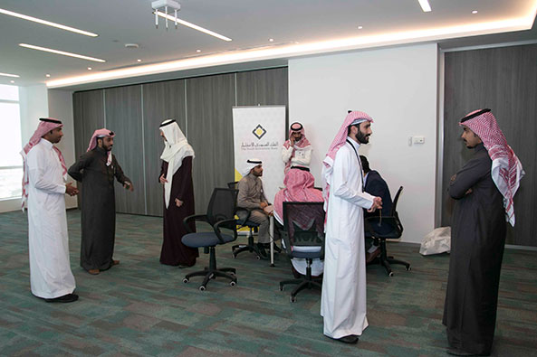 SAIB organizes its Banking Awareness booth at the headquarter of the Ministry of Labor