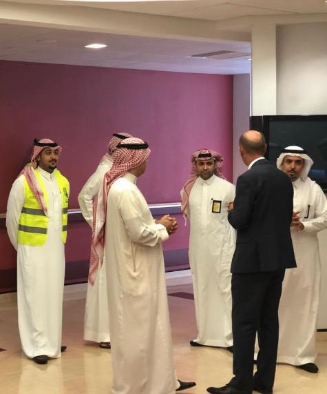 SAIB employees visit the King Abdullah Cancer Center