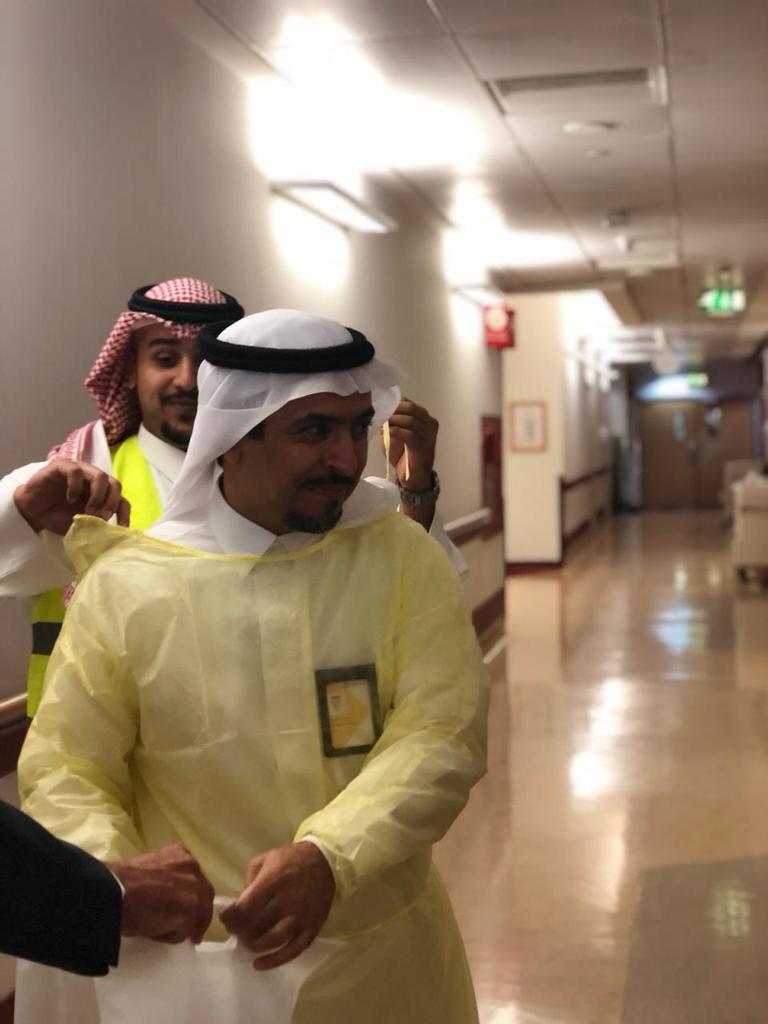SAIB employees visit the King Abdullah Cancer Center
