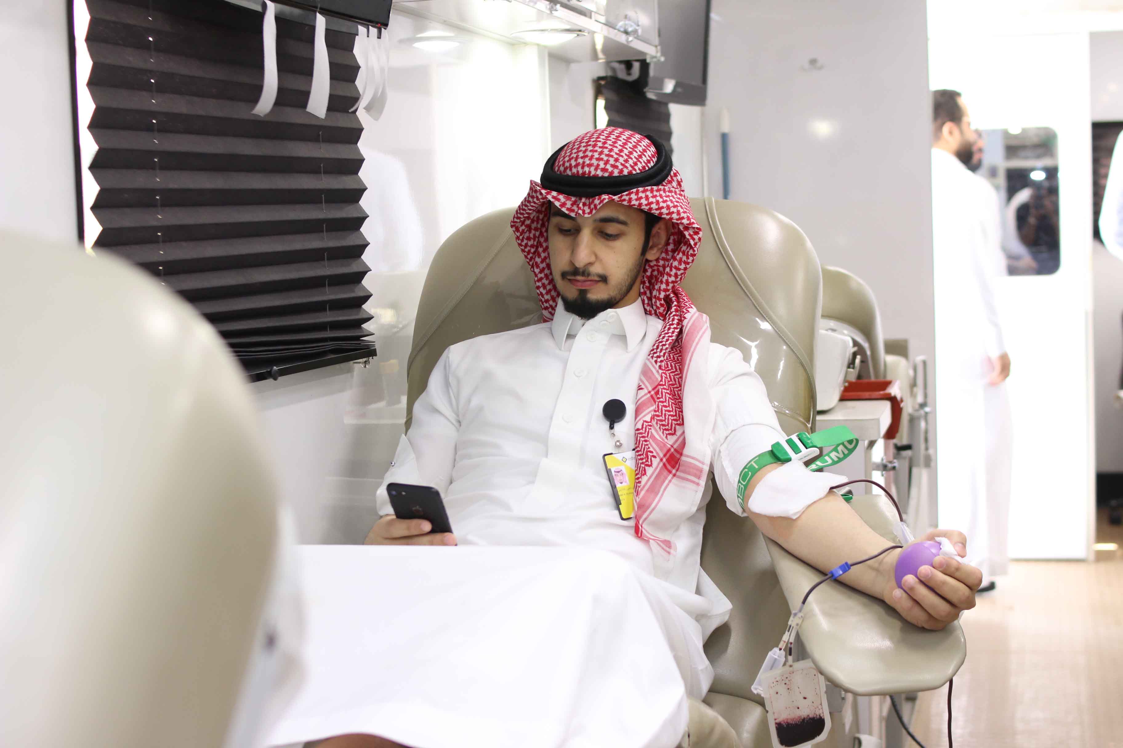 حملة التبرع بالدم لجمعية سند الخيرية